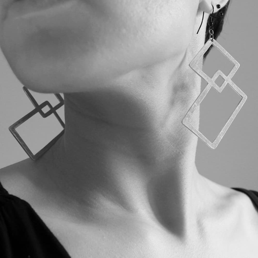 nakit,naušnice,poklon,ručni rad,metal