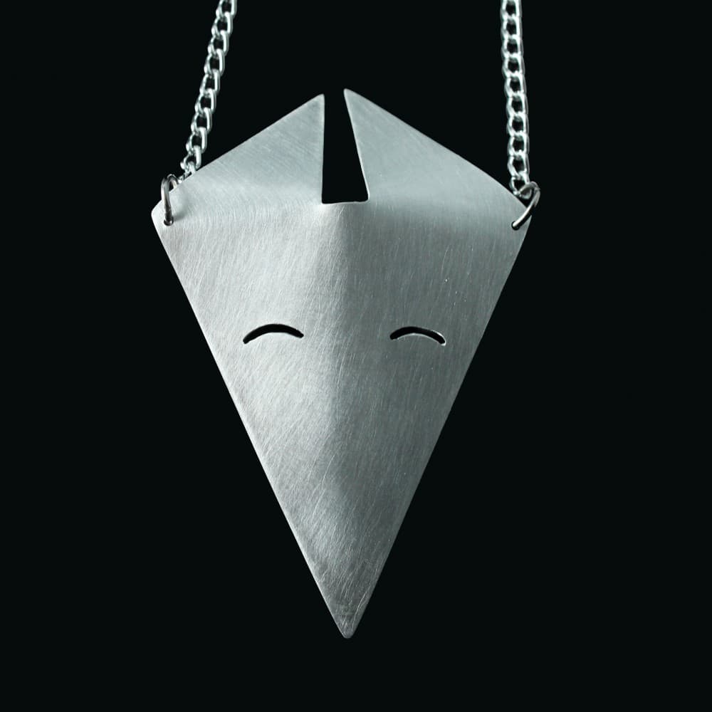 nakit,ogrlica,metal,ručni rad,origami,lisica