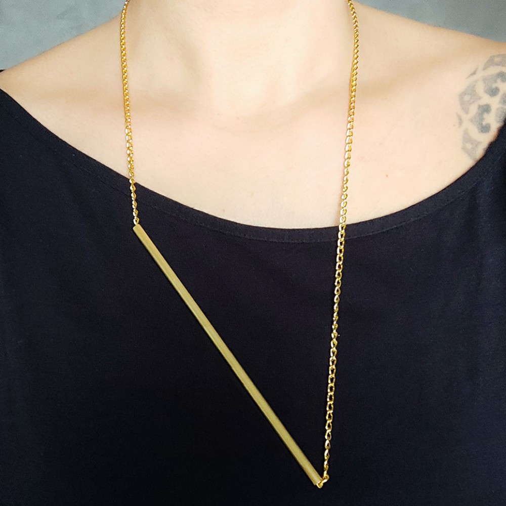 nakit,ogrlica,lančić,ručni rad,dar,poklon,posebno,mesing,statement